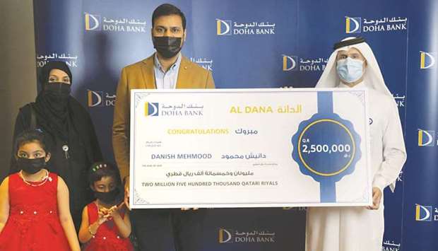 The winner of Al Dana 2020 draw grand prize of QR2.5mn.rnrn