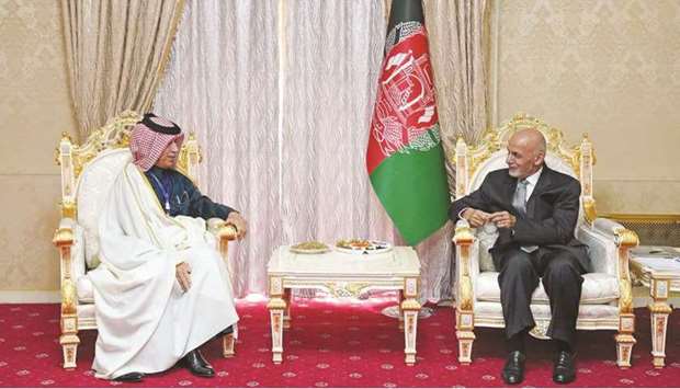 Afghan president meets al-Muraikhi