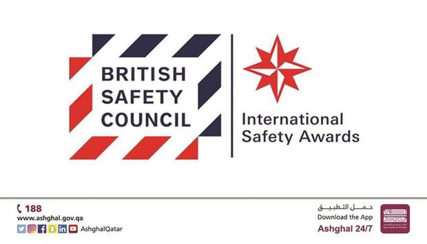 Ashghal wins International Safety Excellence Award 2021 from British Safety Councilrnrn