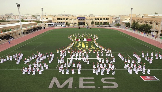 . A welcome dance followed by a fusion of Arabic cultural dance, a soccer performance by the students and a students' parade of the 17 clubs participating in Amir Cup 2022 were among the highlights.