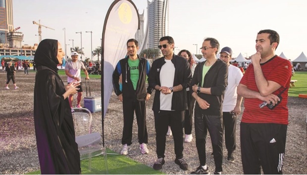 Snapshot from the 2022 Ooredoo Doha Marathon.