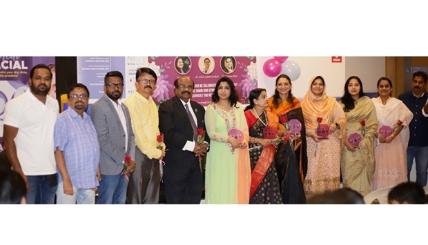 Fun-Day Club celebrated Women's Day 2022 recently. MES Indian School principal Hameeda Khader, Sheela Tomy, Dr Seethalakshi Prakash, Simi Paul, Zareena Ahad and Manju Manoj were honoured for their excellent achievement and services rendered to the society.