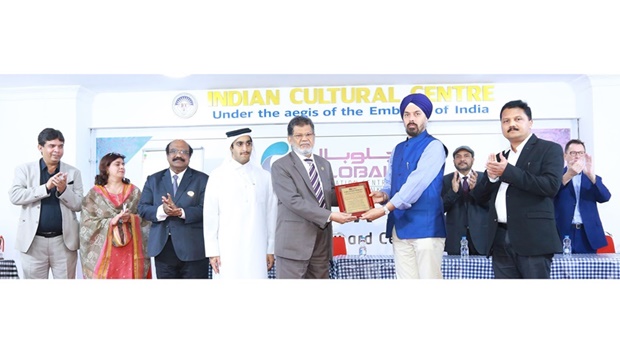 MES Indian School president K Abdul Karim, was awarded the first-ever Global Visionary Award by the Global Group of Educational Institutes, a school statement said.