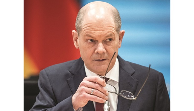 German Chancellor Olaf Scholz