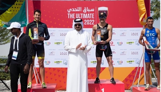 HE the President of the Qatar Olympic Committee (QOC) Sheikh Joaan bin Hamad al-Thani crowned the winners. PICTURES: Thajudheen and from QOC Twitter page