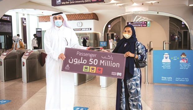 Doha Metro marks 50mn ridership since its launch in 2019.