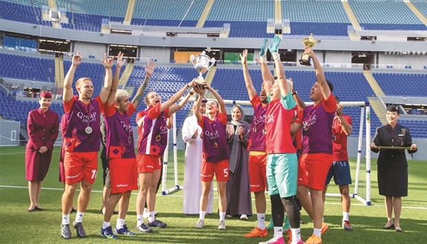 Team Americas, led by Brazilu2019s World Cup winning captain Cafu, defeated Team Asia 4-1 to lift the International Influencers Cup at Stadium 974 on Tuesday.