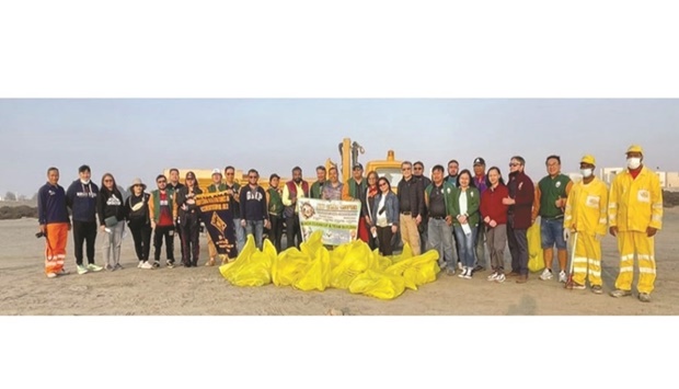 PICE Qatar holds annual beach cleanup drive.