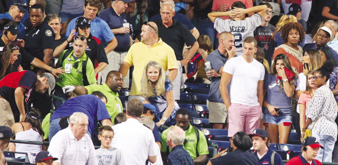 Fan dies after falling from upper deck at Atlanta's Turner Field