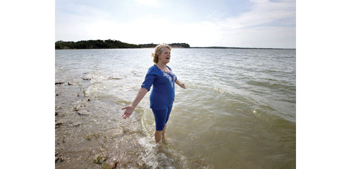 MEMORIES: Libby Villari, who plays the main characteru2019s grandmother in the movie Boyhood, is pictured at home near Eagle Mountain Lake in Texas.