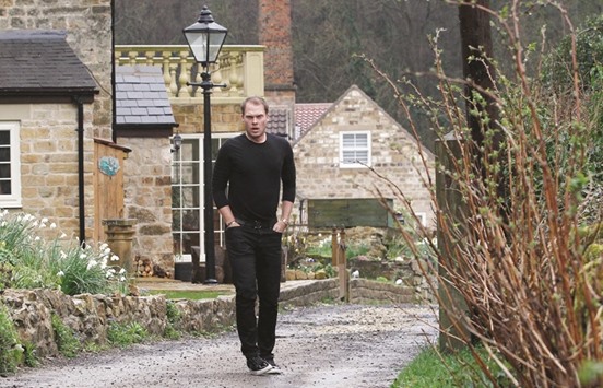 Danny Willett arrives at his home at Lindrick Dale, Yorkshire after winning the Masters on Sunday.