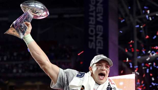 Patriots trade retired Rob Gronkowski to Buccaneers to reunite with Tom  Brady - The Boston Globe