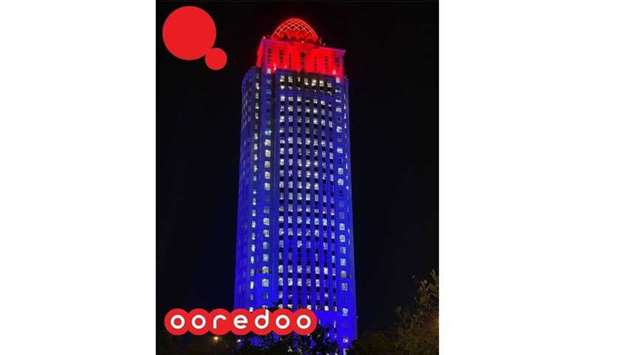 To celebrate World Autism Awareness Day, Ooredoou2019s headquarters joined many companies around the wor