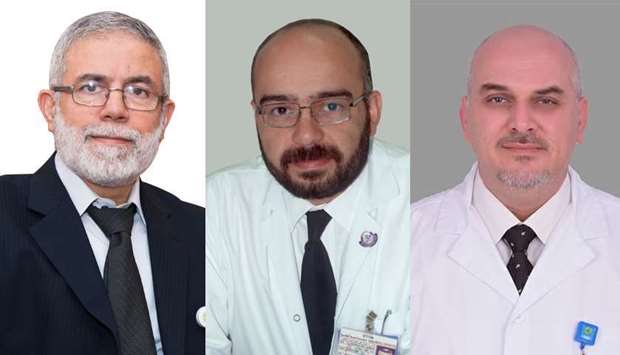 Professor Abdul-Badi Abou-Samra, Dr. Hassan Al Malki and Dr. Amar Salam