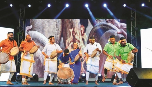 QTS presented three colourful performances depicting the traditional art forms of Tamil Nadu.