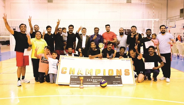 MES Indian School won the MESF Volleyball Championship held at Qatar Sports Club recently.