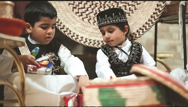 Garangao is a celebration by Qatari and Gulf families on the night of the midway point of Ramadan in honour of children, to reward them for completing the fasting up to this point, and to encourage them to continue and persevere in fasting.