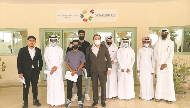 The QU FP team at Qatar-Finland International School.