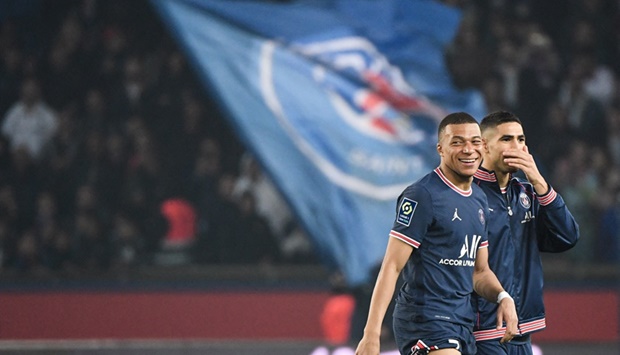 Hakimi scores record-breaking goal as PSG thrash Lille in Ligue 1