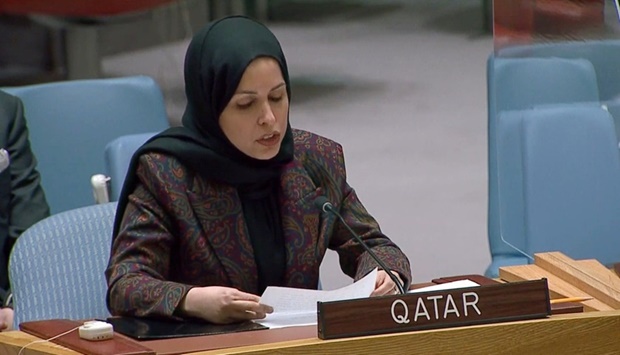 HE Permanent Representative of the State of Qatar to the United Nations Ambassador Sheikha Alya Ahmed bin Saif Al-Thani