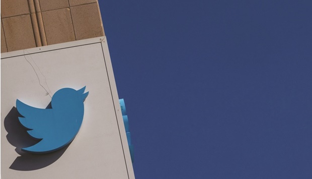 A Twitter logo is seen outside the companyu2019s headquarters in San Francisco, California. Twitter employees have been living in a state of uncertainty for weeks since Musk announced his offer to acquire the social networking service.