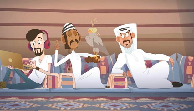 The five-episode series was produced by Nefaish Animation Studio, with the support of the Supreme Committee for Delivery & Legacy (SC), the Doha Film Institute (DFI) and Vodafone Qatar.