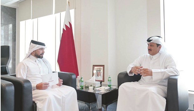 HE the Undersecretary of the Ministry of Commerce and Industry Sultan bin Rashid al-Khater in an interview with QNA.