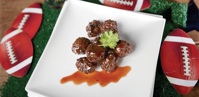 YUM: Sweet and spicy Southwest meatballs.