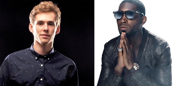 Felix De Laet, popular by his stage name Lost Frequencies. Right:  Tinie Tempah