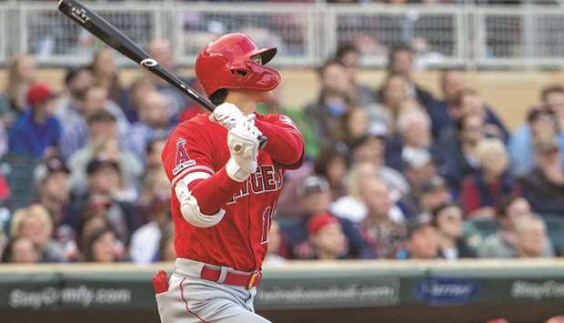 Ohtani hits 1st HR of season for Angels in 5-4 win vs. Twins –