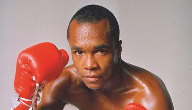 American boxing great Sugar Ray Leonard.