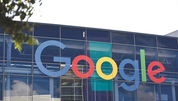 The Google signage is displayed inside the Googleplex headquarters in Mountain View, California. Google is challenging an appeals court ruling that it violated Oracle copyrights when it included some Oracle-owned Java programming code in Android, the dominant operating system in mobile devices.