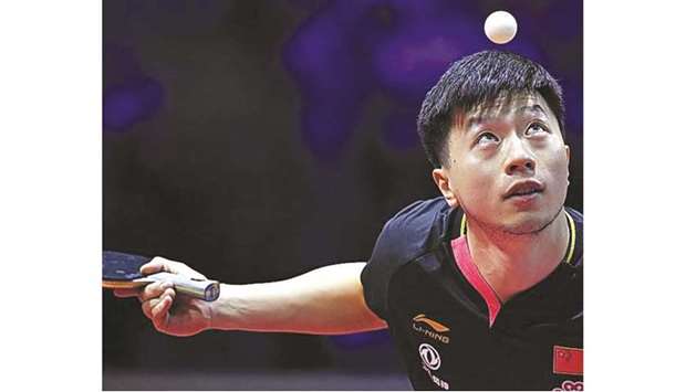 Reigning Olympic champion Ma Long of China.