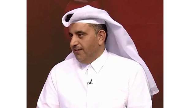 Ahmed al-Bishri speaking to Qatar TV on Monday.