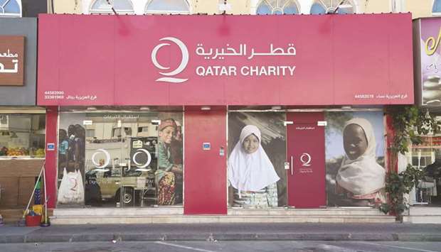 Qatar Charity offers various options for Zakat and donations.