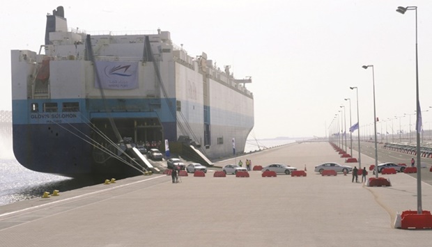 The three ports u2013 Hamad, Doha and Al Ruwais handled 7,857 vehicles (RORO) in April 2022, which registered 29.63% and 9.63% expansion month-on-month and year-on-year respectively.