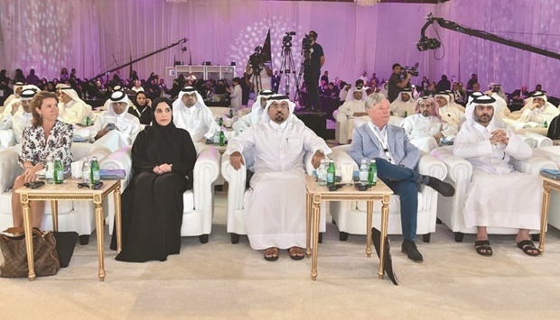 Abdul Aziz al-Ishaq, Jaap E Doek and other dignitaries at the event on Monday.