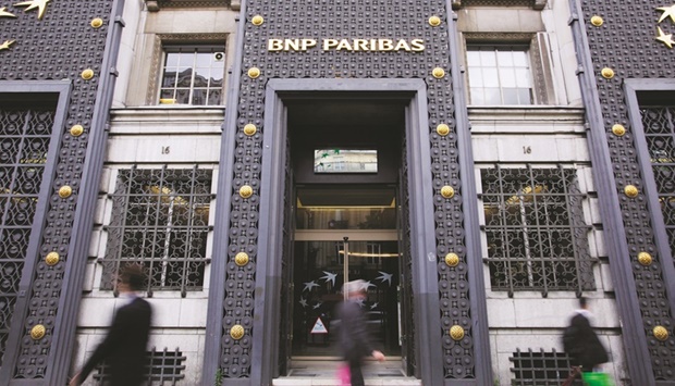 The headquarters of BNP Paribas in Paris. European banks led by BNP stand to benefit after global regulators agreed to start treating the euro area as one market in determining capital requirements for its top lenders.