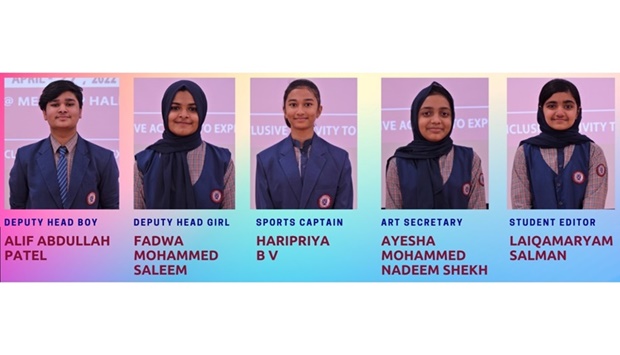 Students of grade VI to VIII were eligible for the posts of arts secretary, sports captain and magazine editor. The deputy head boy and deputy head girl titles were reserved for grade IX students only.
