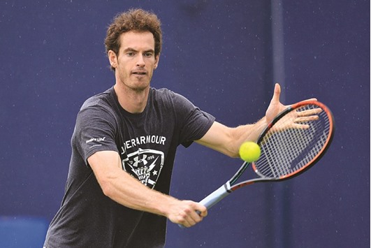 Andy Murray played tennis with David Beckham's son Romeo