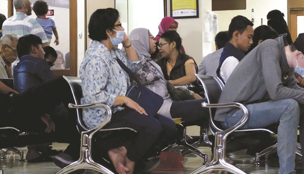 A recent photo shows Indonesians waiting in the corridor of a public hospital in Jakarta, to get healthcare.