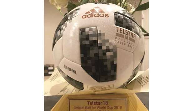 COVETED: The Telstar 18 football that will be kicked around in the 2018 FIFA World Cup in Russia is made in Pakistan, which produces more than 80% of the worldu2019s footballs.