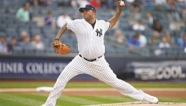 Yankees' bats support Sabathia in rout