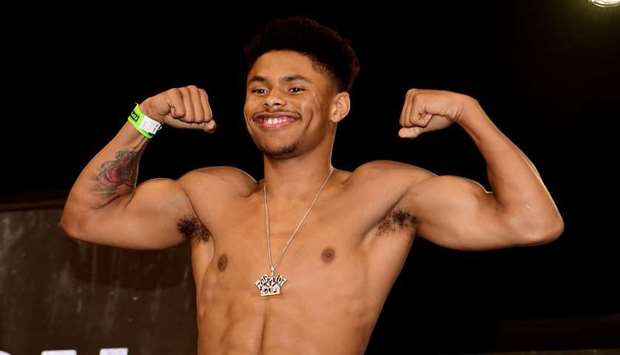 Undefeated American Shakur Stevenson stopped Felix Caraballo with a punishing body shot in the sixth round to win the main event of boxingu2019s first major fight card since the start of the coronavirus outbreak. (AFP)