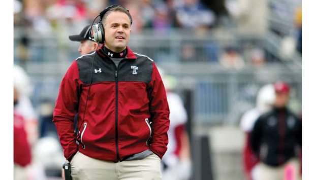 Carolina Panthers coach Matt Rhule. (TNS)