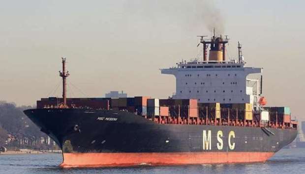 MV MSC Messina. File picture