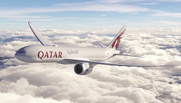 A Qatar Airways Boeing 777-8 freighter. Qatar Airwaysu2019 ,strategic, investment in a mix of modern, fuel-efficient aircraft has enabled it to provide agile responses and embrace every challenge, by offering the right capacity in each market to meet the increased passenger and cargo demand with great flexibility.