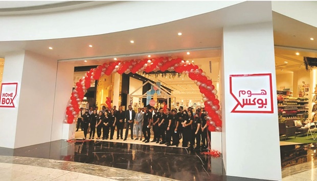  Landmark Group Qatar territory head Shumalan and the Home Box team were present at the opening.    