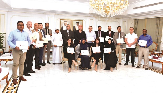 Employees from governmental and semi-governmental institutions and private companies participated in the course.