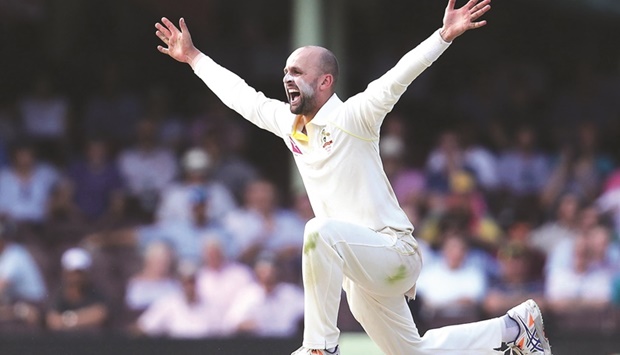 Australian off-spinner Nathan Lyon in action during this file photo taken in 2018. Lyon, with 108 Tests under his belt, will be key to Australiau2019s chances during their two-Test series against hosts Sri Lanka later this month. (www.cricket.com)